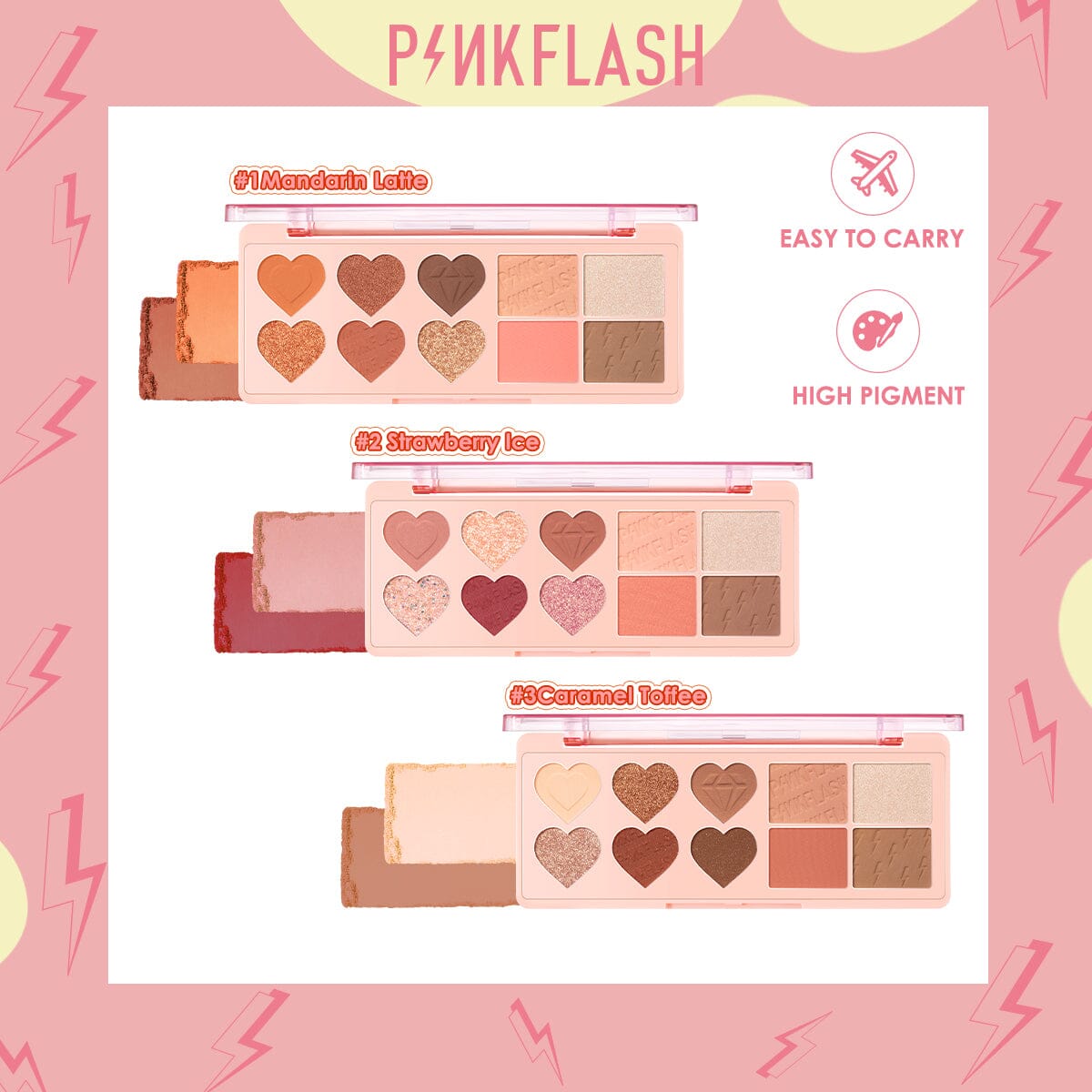 PINK FLASH-M02 Multi Face Palette-2