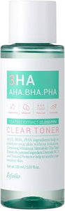ESFOLIO 3HA AHA BHA PHA Clear Toner 150Ml - Skin Type Oily and Acne Prone Skin.