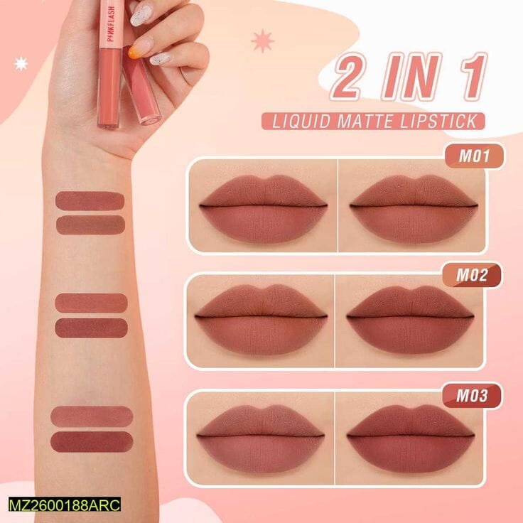 PINK FLASH-L13 Duo Lipgloss-M01