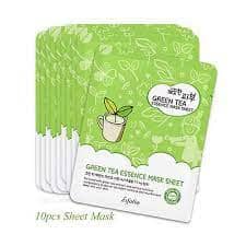 Esfolio Pure Skin Green Tea Essence Mask Sheet 25Ml - Skin Type - Dry and Dull Skin, Anti Aging, Fine Lines, Wrinkles.