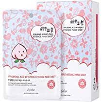 Esfolio Pure Skin Hyaluronic Acid With Peach Essence Mask Sheet 25Ml - Skin Type - All Skin Types and especially used for Anti Aging, Wrinkles and Fine Lines.