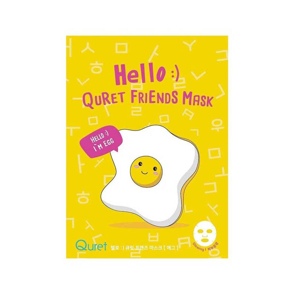 QURET - Hello Quret Friends Mask - Egg