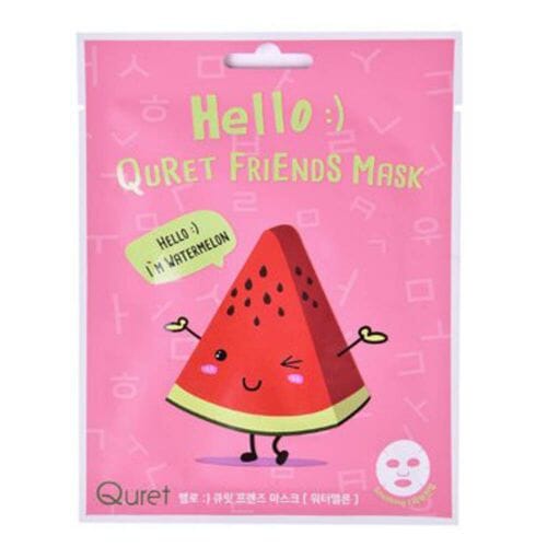 QURET - Hello Quret Friends Mask - Watermelon