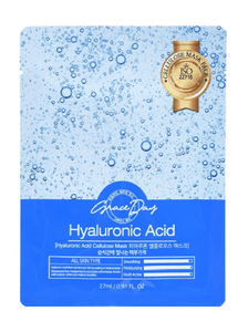 GRACE DAY Traditional Oriental Mask Sheet - Hyaluronic Acid 27ml - Skin Type - Dry and Dull Skin, Anti Aging, Fine Lines, Wrinkles.