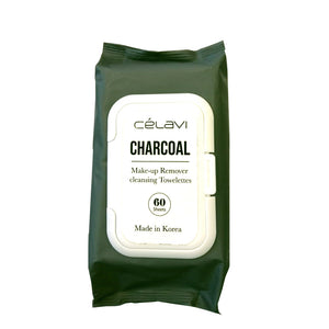 Celavi- charcoal makeup remover cleansing Towelettes
