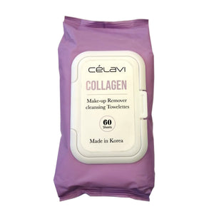 Celavi- Collagen makeup remover Cleansing Towellets