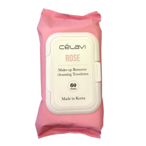 Celavi- rose makeup remover cleansing Towelettes