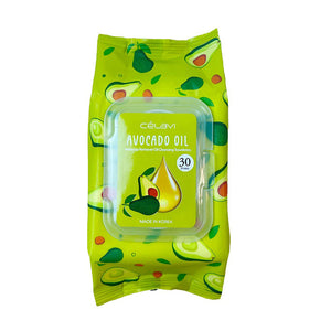 Celavi - Avocado oil - makeup remover oil cleansing towelettes