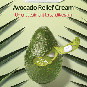 Frudia avocado relief cream - 10g - Skin Type - Dry and Dull Skin, Anti Aging, Fine Lines, Wrinkles.