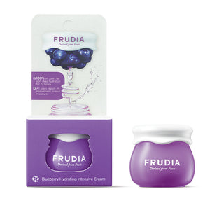 Frudia blueberry hydrating intensive cream Mini - 10g - Skin Type - Dry & Dull Skin, Oily Skin, and Sensitive Skin.