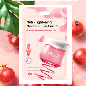 Frudia Pomegranate Nutri-moisturizing mask - Skin Type - Dry and Dull Skin, Anti Aging, Fine Lines, Wrinkles.