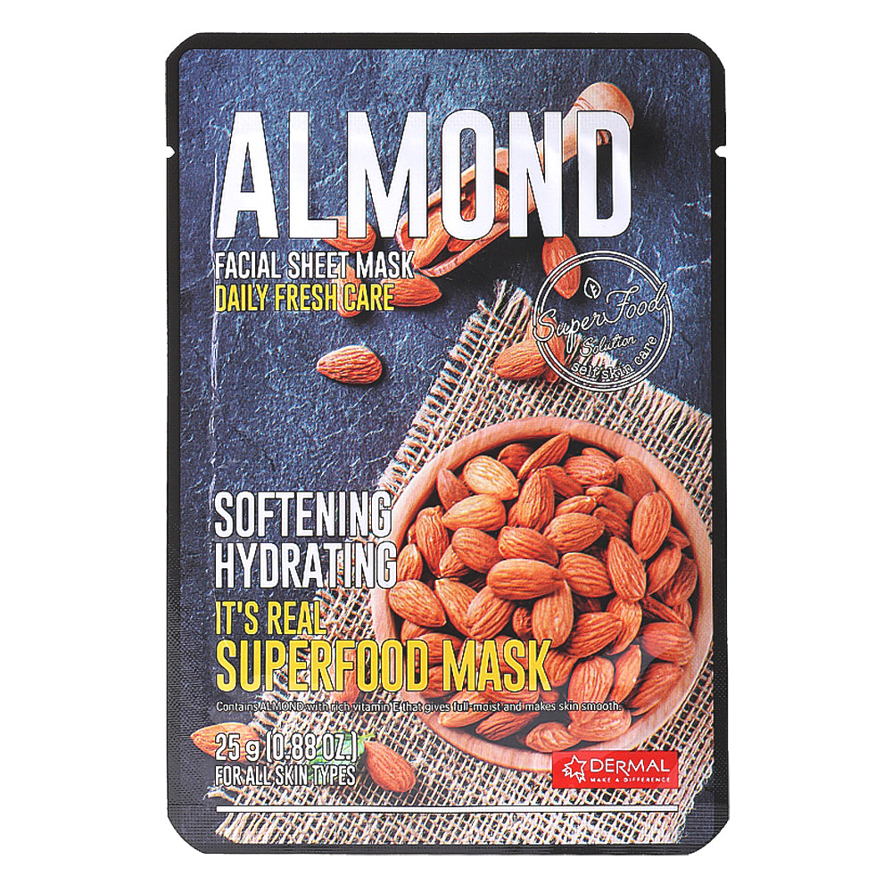 Dermal- It's Real Superfood Mask [ALMOND]