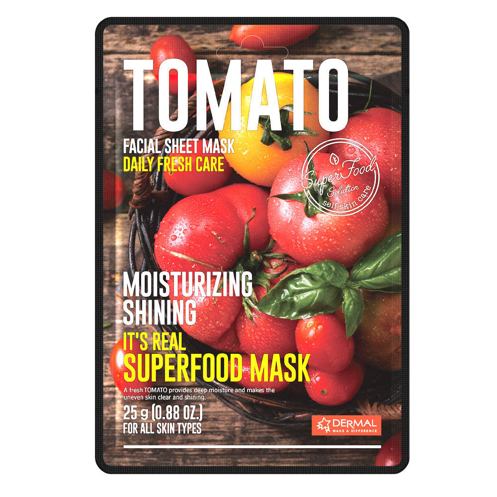 Dermal- It's Real Superfood Mask [TOMATO]