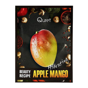 QURET Beauty Recipe Mask-  APPLE MANGO [Hydrating] - - Skin Type - All Skin type especially used for Anti Aging, Fine Lines, Wrinkles.