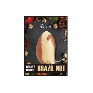 QURET Beauty Recipe Mask- BRAZIL NUT [Nourishing] - Skin Type - All Skin Types especially used for Anti Aging, Wrinkles and Fine Lines.