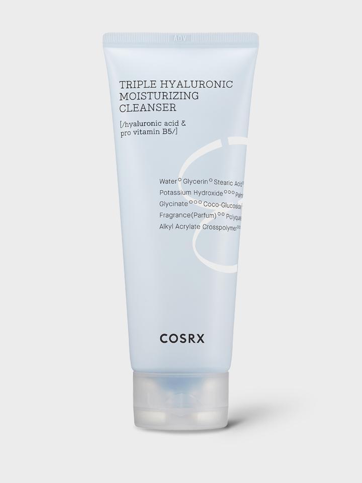 COSRX Hydrium Triple Hyaluronic Moisturizing Cleanser 150ml - For All Skin Types.