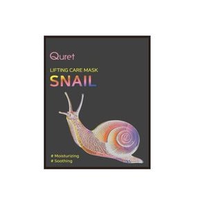 QURET Lifting Care Mask- SNAIL - Skin Type - All Skin Types and especially used for Anti Aging, Wrinkles and Fine Lines.
