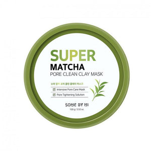Pore Clean Clay Mask SOME BY MI Super Matcha - Skin Type - Blackheads, Whiteheads, Sebum, Enlarged Pores.
